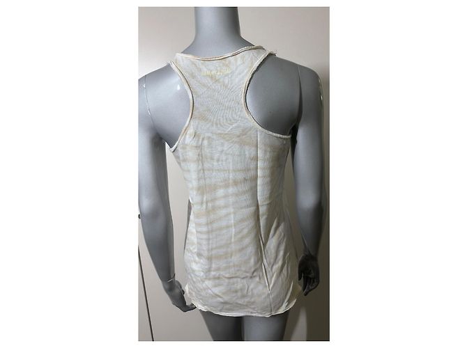 Zadig & Voltaire Canotta Alda Print Tie & Dye Rosa Bianco Multicolore Beige - vista 3