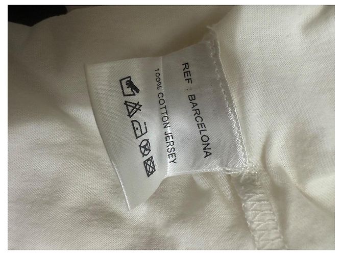 Maje Canotta off-white con perle e catene Bianco Metallico - vista 4