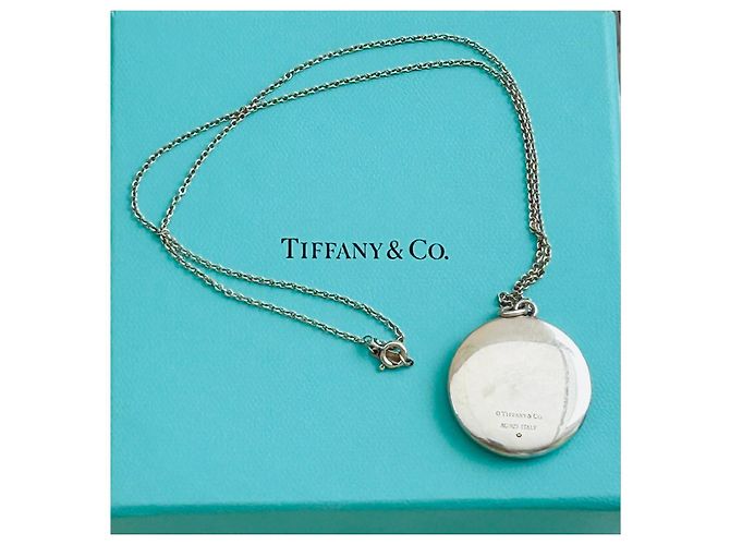 Tiffany & Co. Collana con Medaglione Rotondo in Argento Sterling Silver hardware - vista 2