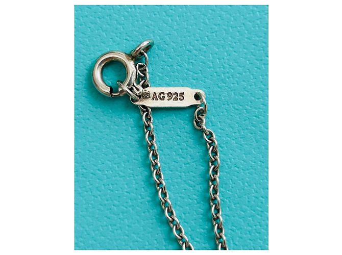 Tiffany & Co. Collana con Medaglione Rotondo in Argento Sterling Silver hardware - vista 4