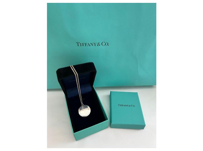 Tiffany & Co. Collana con Medaglione Rotondo in Argento Sterling Silver hardware - vista 6