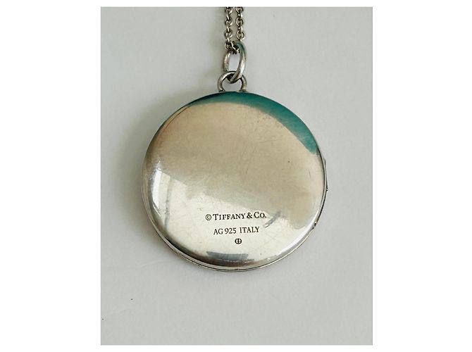 Tiffany & Co. Collana con Medaglione Rotondo in Argento Sterling Silver hardware - vista 8