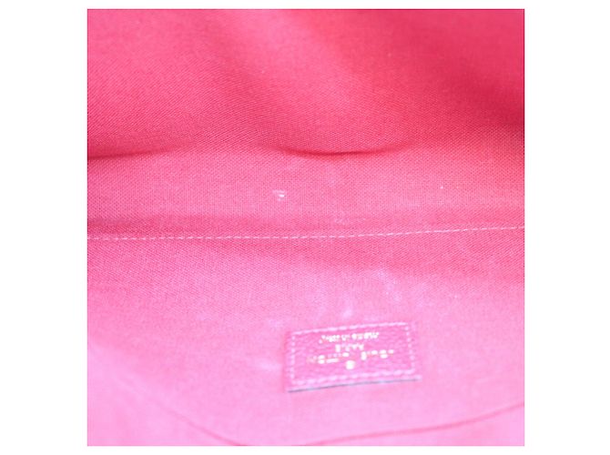 Borsa a tracolla Louis Vuitton Monogram Empreinte Cerise Pochette Felicie Rosso Fuschia - vista 15