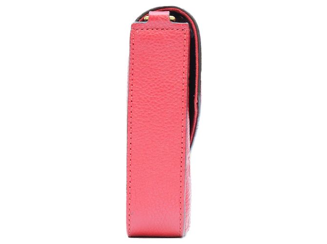 Borsa a tracolla Louis Vuitton Monogram Empreinte Cerise Pochette Felicie Rosso Fuschia - vista 4