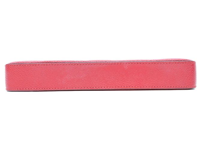 Borsa a tracolla Louis Vuitton Monogram Empreinte Cerise Pochette Felicie Rosso Fuschia - vista 5