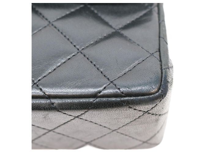 Sac à épaule Chanel Lambskin Paris Limited Edition Double Flap Matelassé Noir - vue 8