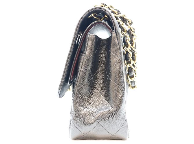 Timeless Borsa a tracolla Chanel in pelle caviar nera Nero - vista 2