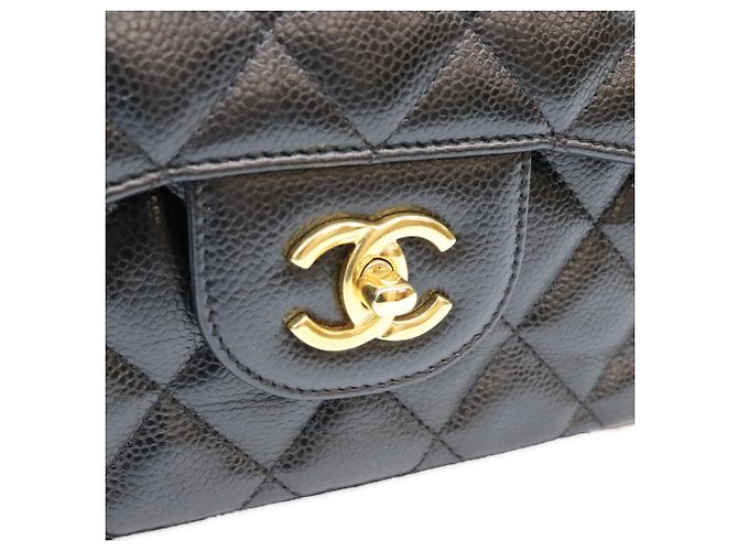 Timeless Borsa a tracolla Chanel in pelle caviar nera Nero - vista 6