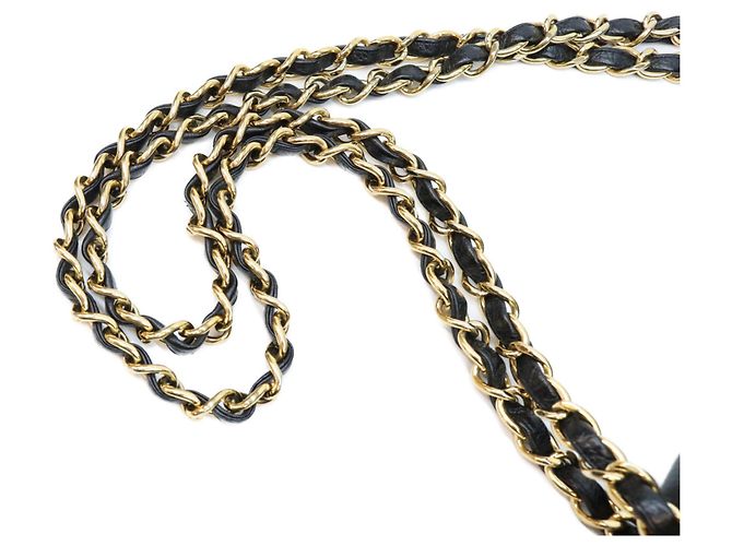 Timeless Borsa a tracolla Chanel in pelle caviar nera Nero - vista 8