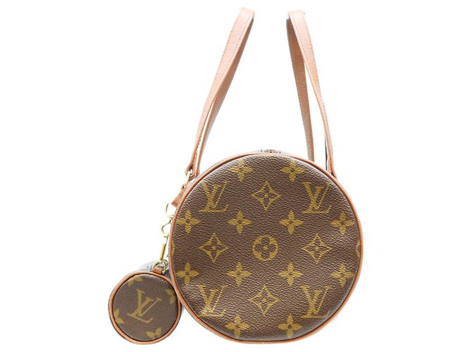 Borsa Louis Vuitton Monogram Papillon 30 Marrone - vista 2