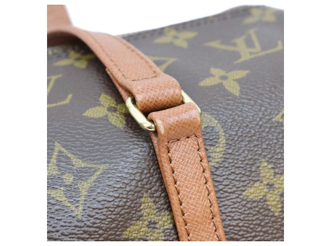 Borsa Louis Vuitton Monogram Papillon 30 Marrone - vista 7