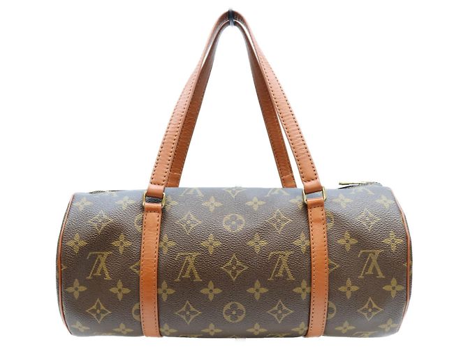 Borsa a mano Louis Vuitton Monogram Papillon 30 Marrone - vista 3