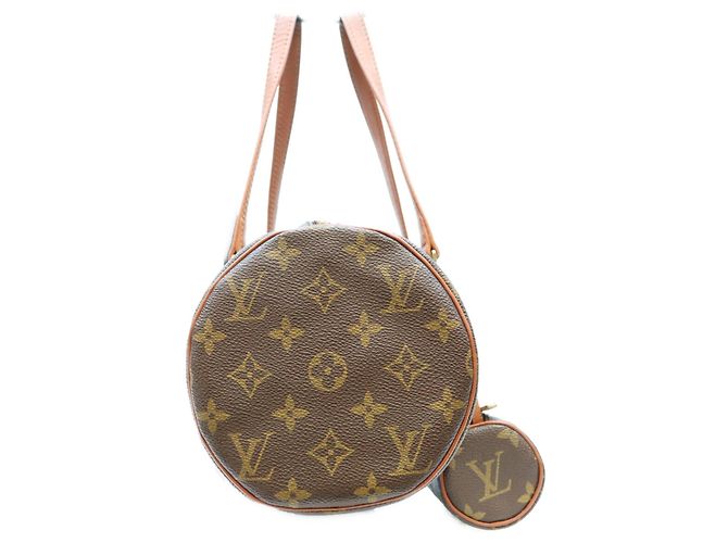 Borsa a mano Louis Vuitton Monogram Papillon 30 Marrone - vista 4