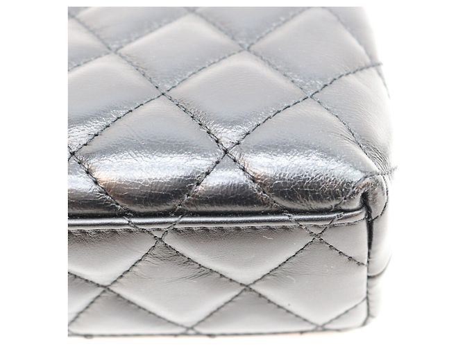 Timeless Borsa a tracolla mini Chanel AS4416 in pelle di vitello matelassé Nero - vista 7