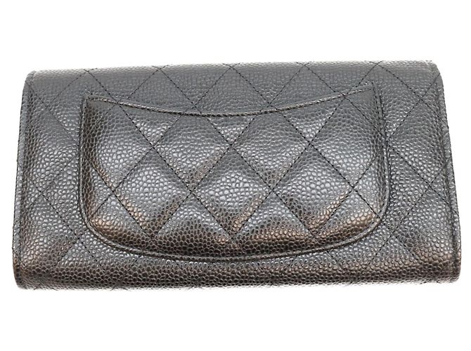 Timeless Cartera larga de piel Caviar de Chanel Negro - vista 3
