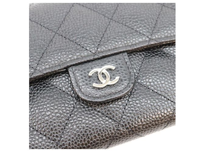 Timeless Cartera larga de piel Caviar de Chanel Negro - vista 5