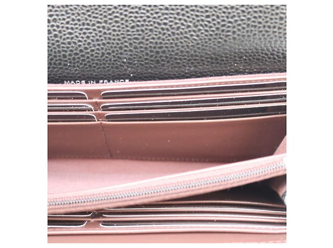Timeless Cartera larga de piel Caviar de Chanel Negro - vista 8