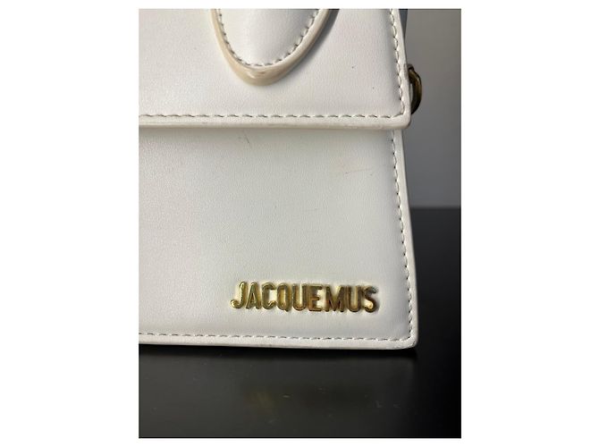 Jacquemus Le Chiquito Borsa in Pelle Bianco - vista 4