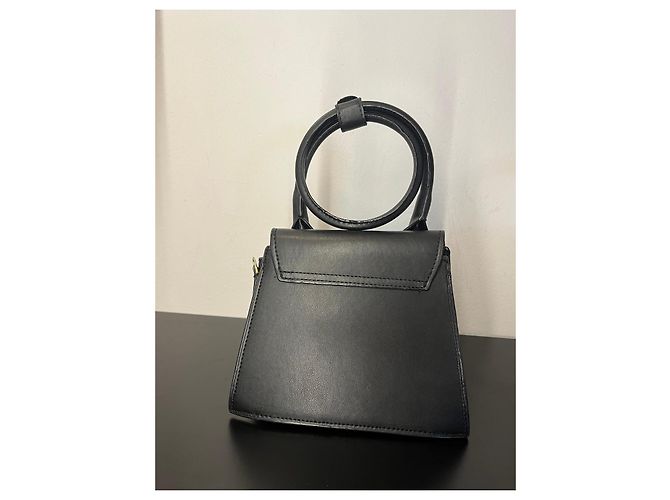 Borsa a mano Jacquemus Le Chiquito in pelle nera Nero - vista 2