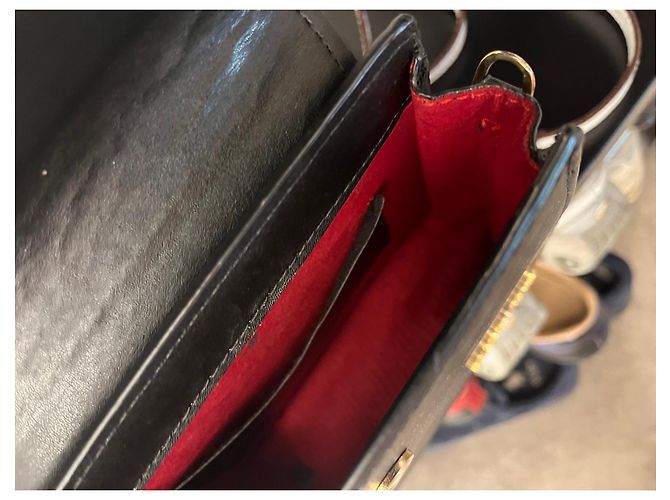 Borsa a mano Jacquemus Le Chiquito in pelle nera Nero - vista 6