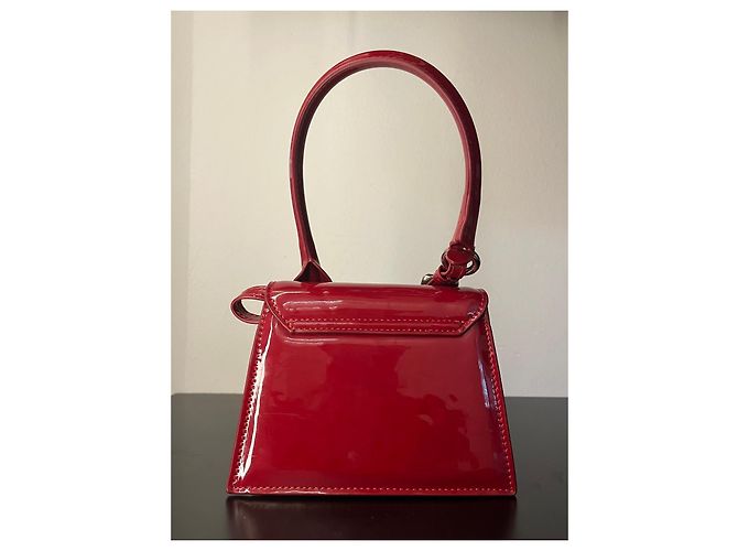 Jacquemus Le Chiquito Lackleder Handtasche Rot - Ansicht 2