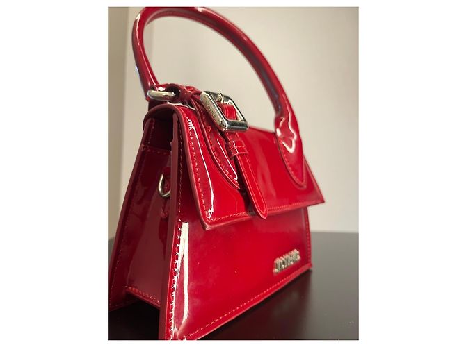 Jacquemus Le Chiquito Lackleder Handtasche Rot - Ansicht 3
