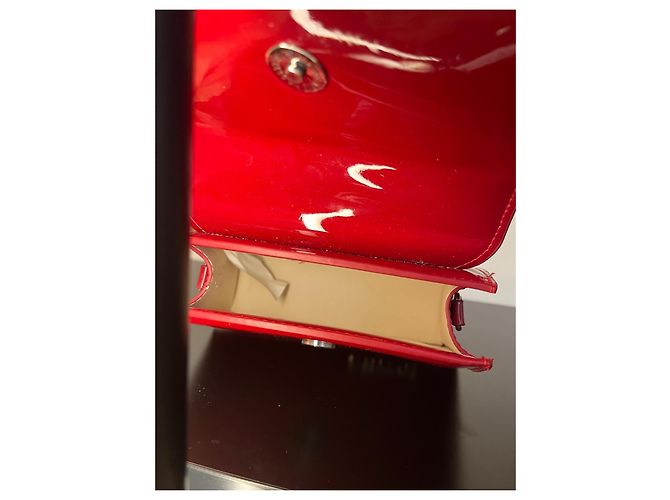 Jacquemus Le Chiquito Lackleder Handtasche Rot - Ansicht 7