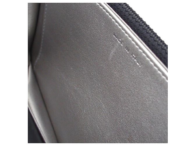 Borsa a tracolla Chanel CC Embossed Lambskin Camellia Wallet On Chain Nera Nero - vista 9