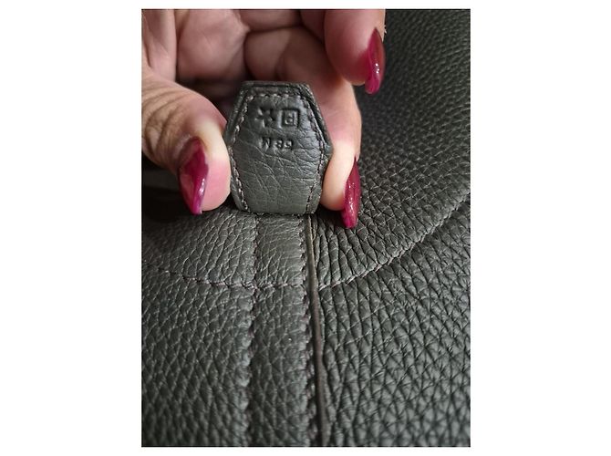 Hermès Bolide 45 Borsa da Viaggio Pelle Nera Nero - vista 4