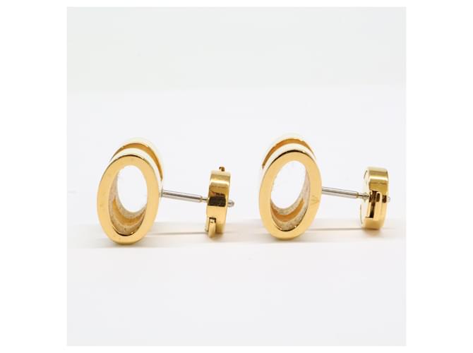 Hermès Orecchini Hermes Mini Pop H Bianco D'oro - vista 2