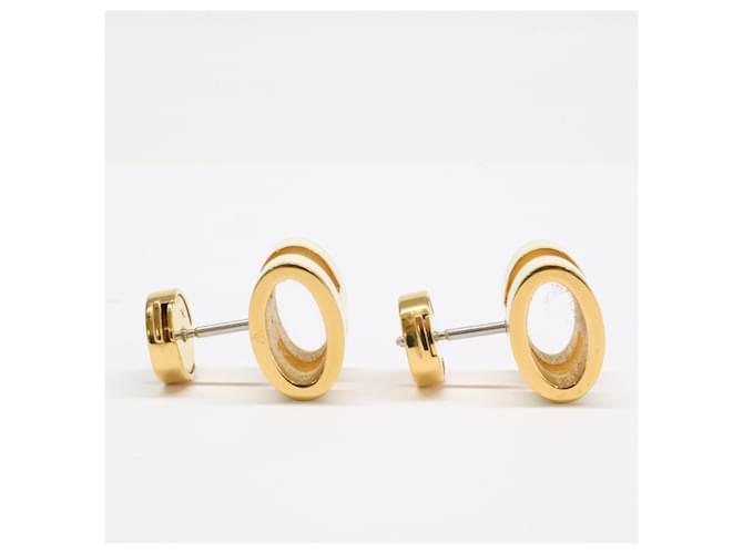 Hermès Orecchini Hermes Mini Pop H Bianco D'oro - vista 4