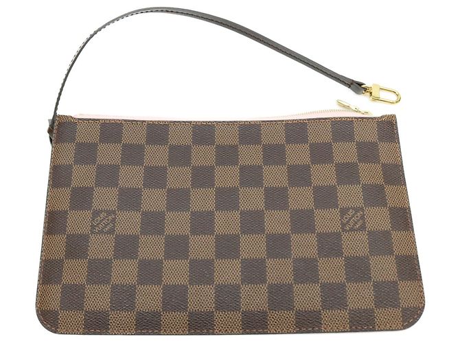 Borsa Tote Louis Vuitton Damier Neverfull MM Marrone - vista 11