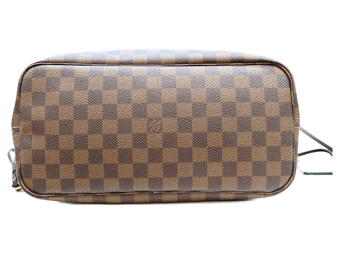 Borsa Tote Louis Vuitton Damier Neverfull MM Marrone - vista 5