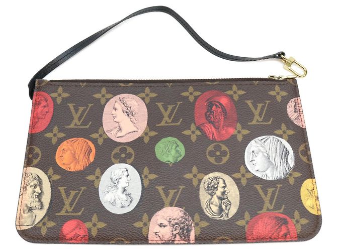 Borsa Tote Louis Vuitton Monogram Cameo Fornasetti Neverfull MM Multicolore - vista 11