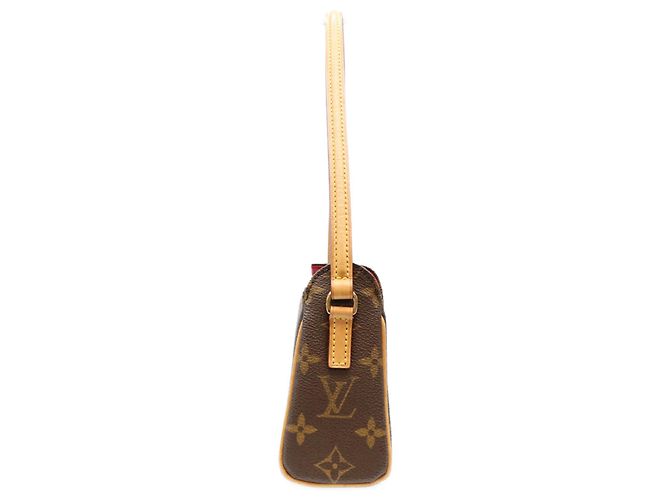 Borsa a tracolla Louis Vuitton Monogram Recital Marrone - vista 4