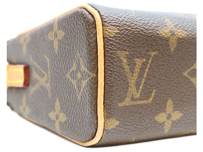 Borsa a tracolla Louis Vuitton Monogram Recital Marrone - vista 6