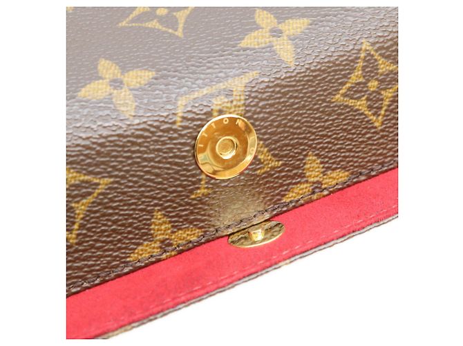 Borsa a tracolla Louis Vuitton Monogram Recital Marrone - vista 9