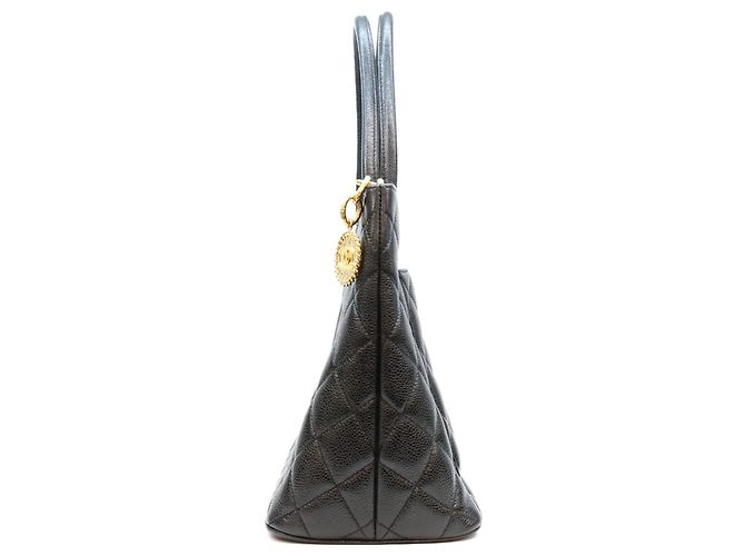 Borsa Tote Chanel Reissue in pelle caviar nera Nero - vista 2