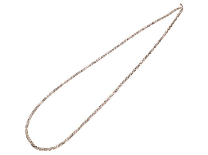Tiffany & Co. Collana lunga Elsa Peretti Somerset Mesh Argento Rosa - vista 3