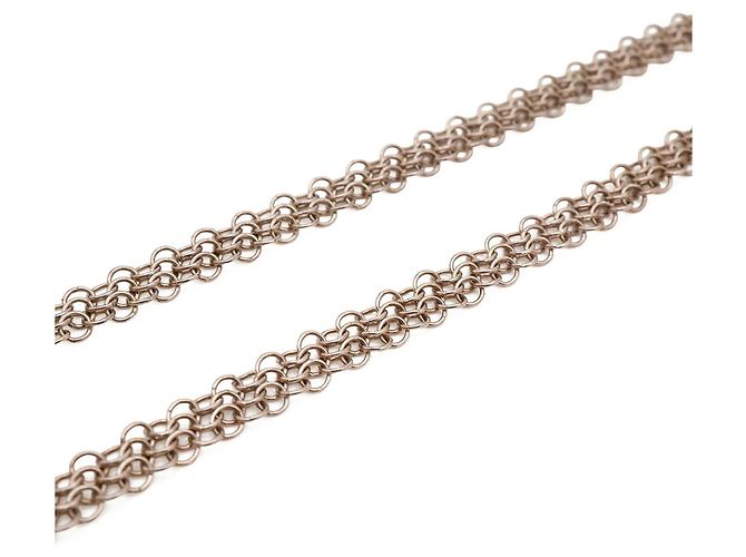 Tiffany & Co. Collana lunga Elsa Peretti Somerset Mesh Argento Rosa - vista 4