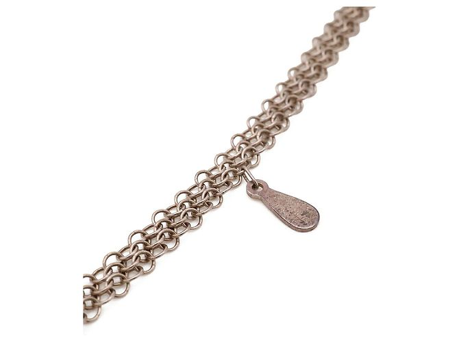 Tiffany & Co. Collana lunga Elsa Peretti Somerset Mesh Argento Rosa - vista 5