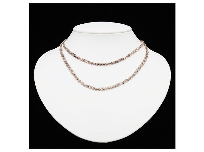 Tiffany & Co. Collana lunga Elsa Peretti Somerset Mesh Argento Rosa - vista 6