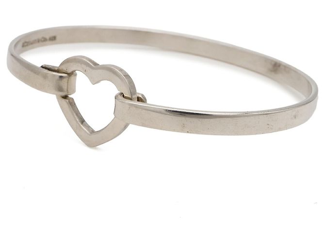 Tiffany & Co Bracciale Rigido Tiffany Heart Link Hook SV925 Silver - vista 2