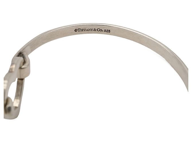 Tiffany & Co Bracciale Rigido Tiffany Heart Link Hook SV925 Silver - vista 7