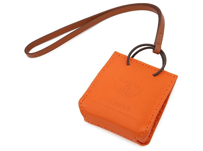 Hermès Charm per borsa Hermes Orange Arancione - vista 2