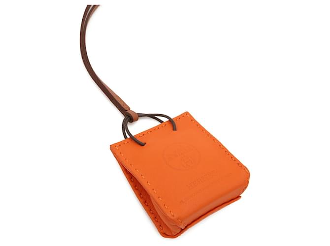 Hermès Charm per borsa Hermes Orange Arancione - vista 3