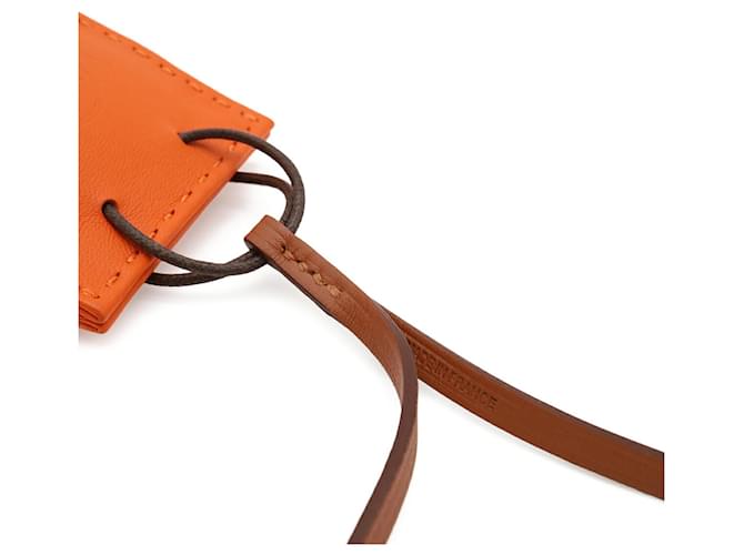 Hermès Charm per borsa Hermes Orange Arancione - vista 5