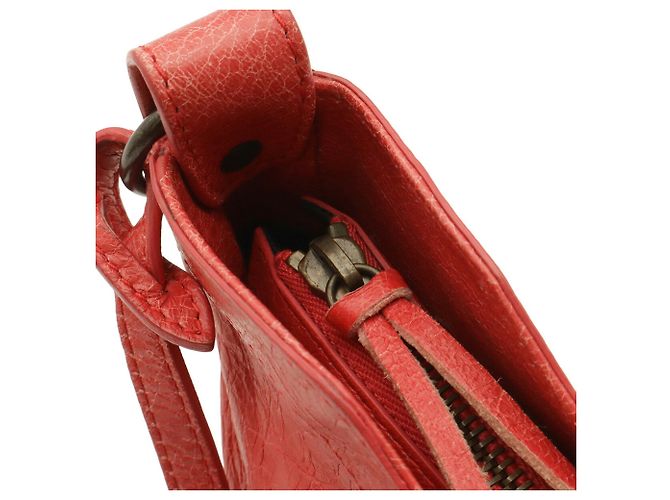 Balenciaga The Hip Shoulder Bag Rosa Rosso - vista 6