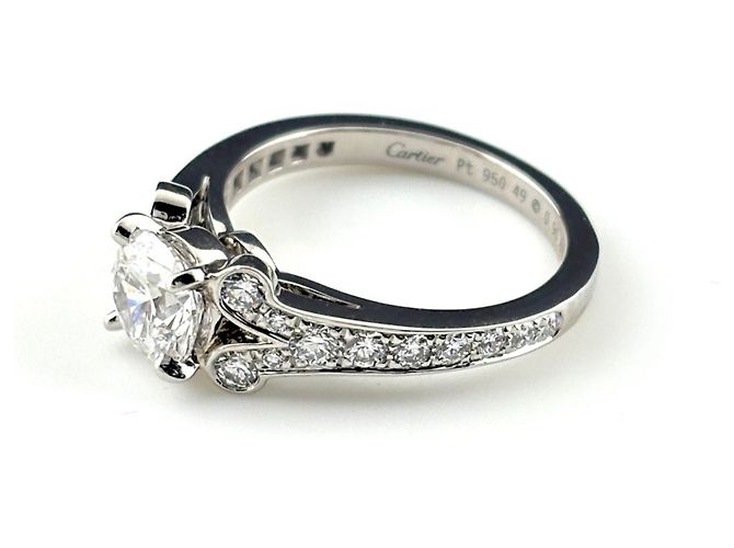 Cartier Ballerina Ring aus Platin - Ansicht 4