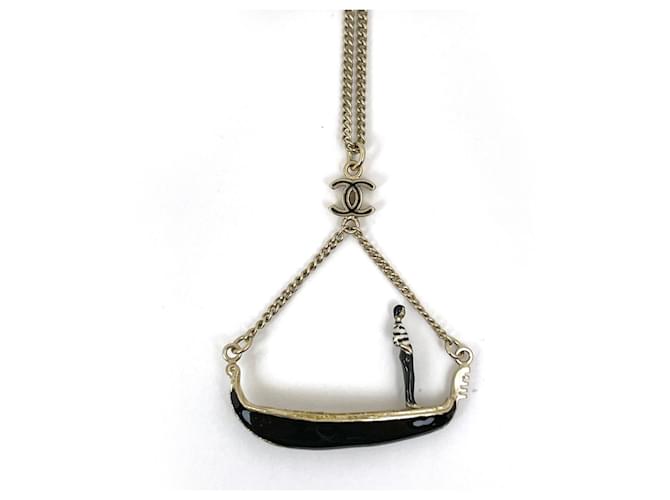 Collana Chanel Coco Mark Nero D'oro - vista 2